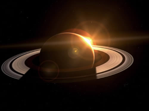 Planet Saturn 3D Screensaver 1.0
