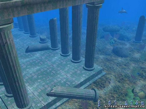 Screensaver Atlantis 3D