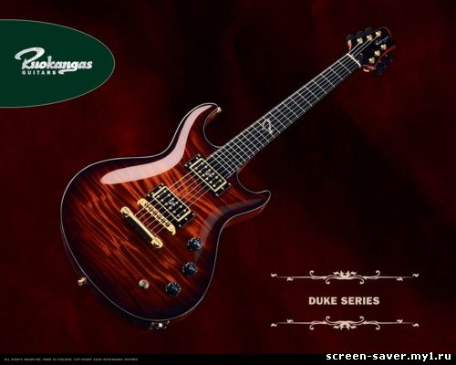 Widescreen Guitars Screen saver 