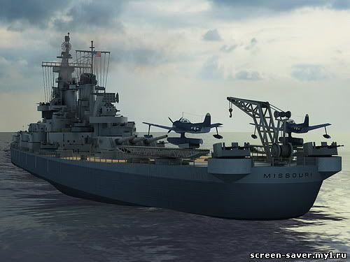 Battleship Missouri 3D Screensaver v1.0.0.1 